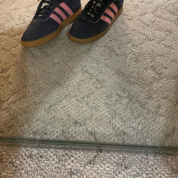 Adidas Navy and Pink Sneakers - Picture 3 of 9
